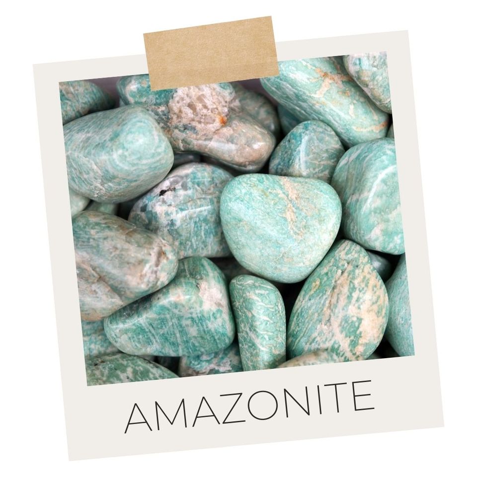 Semi-precious Amazonite jewellery gemstones