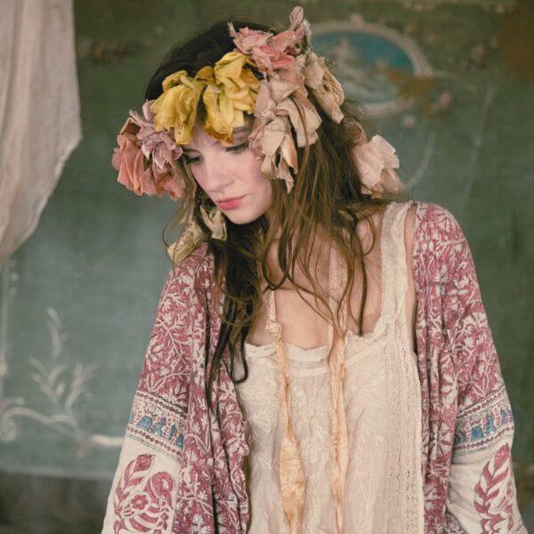 romantic boho style clothing and headwear