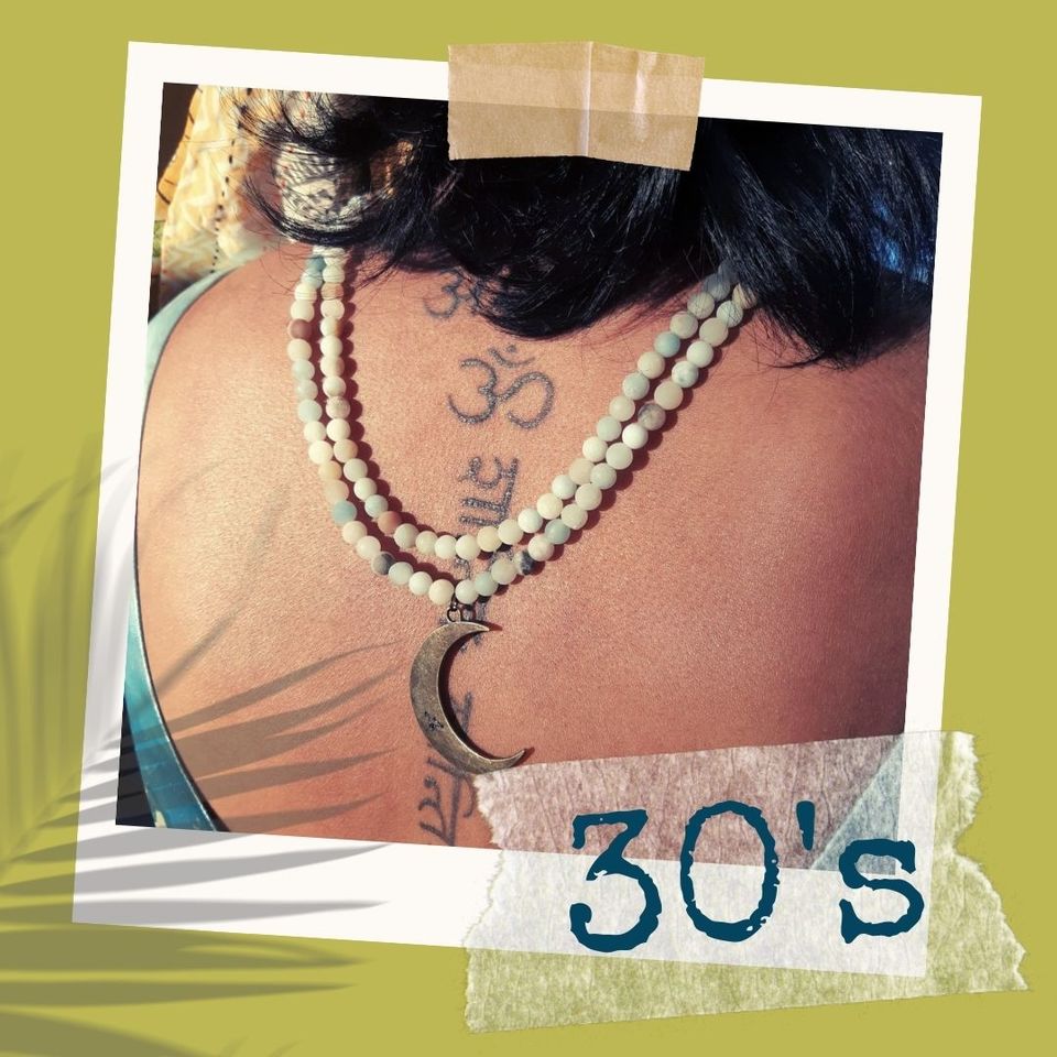 Power piece amazonite layered necklace