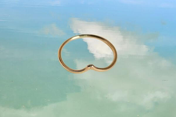 minimalist goldfill peak ring