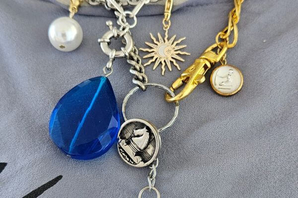 layered charm necklaces