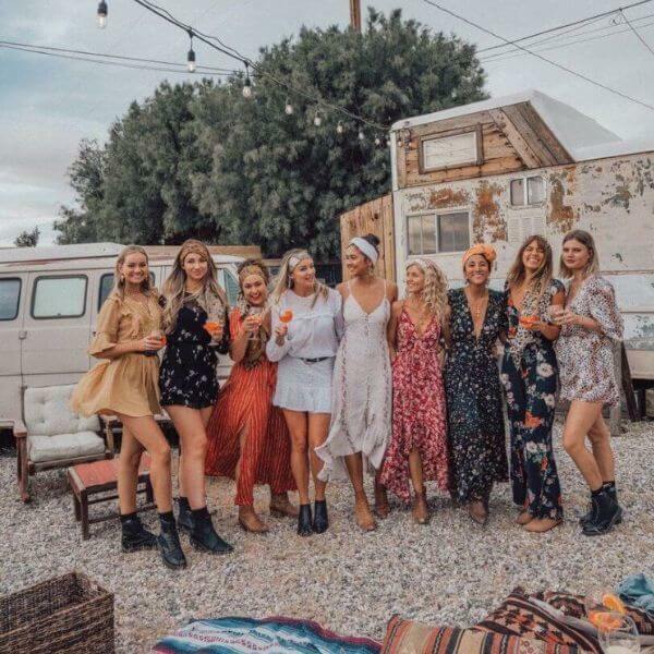 modern boho women