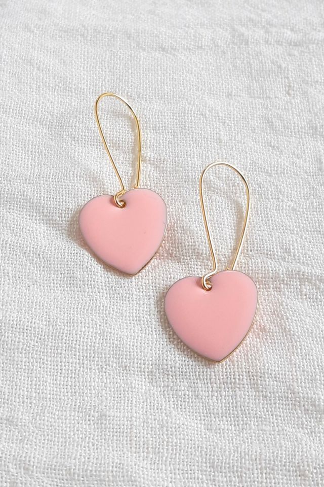 Pink Love Drop Earrings