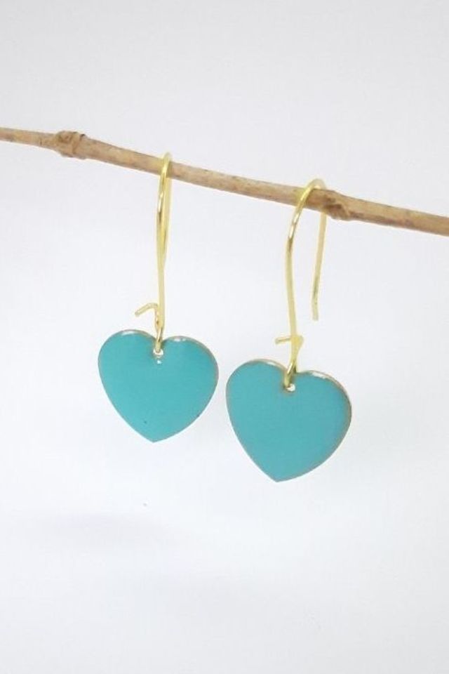 Turquoise Love Drop Earrings