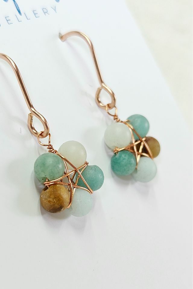 New Silvi Dainty Amazonite Earrings