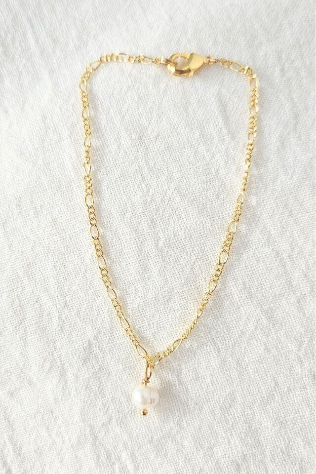 Single Freshwater Pearl Anklet