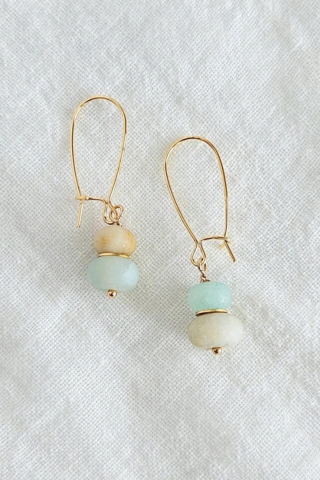 Amazonite Summer Earrings