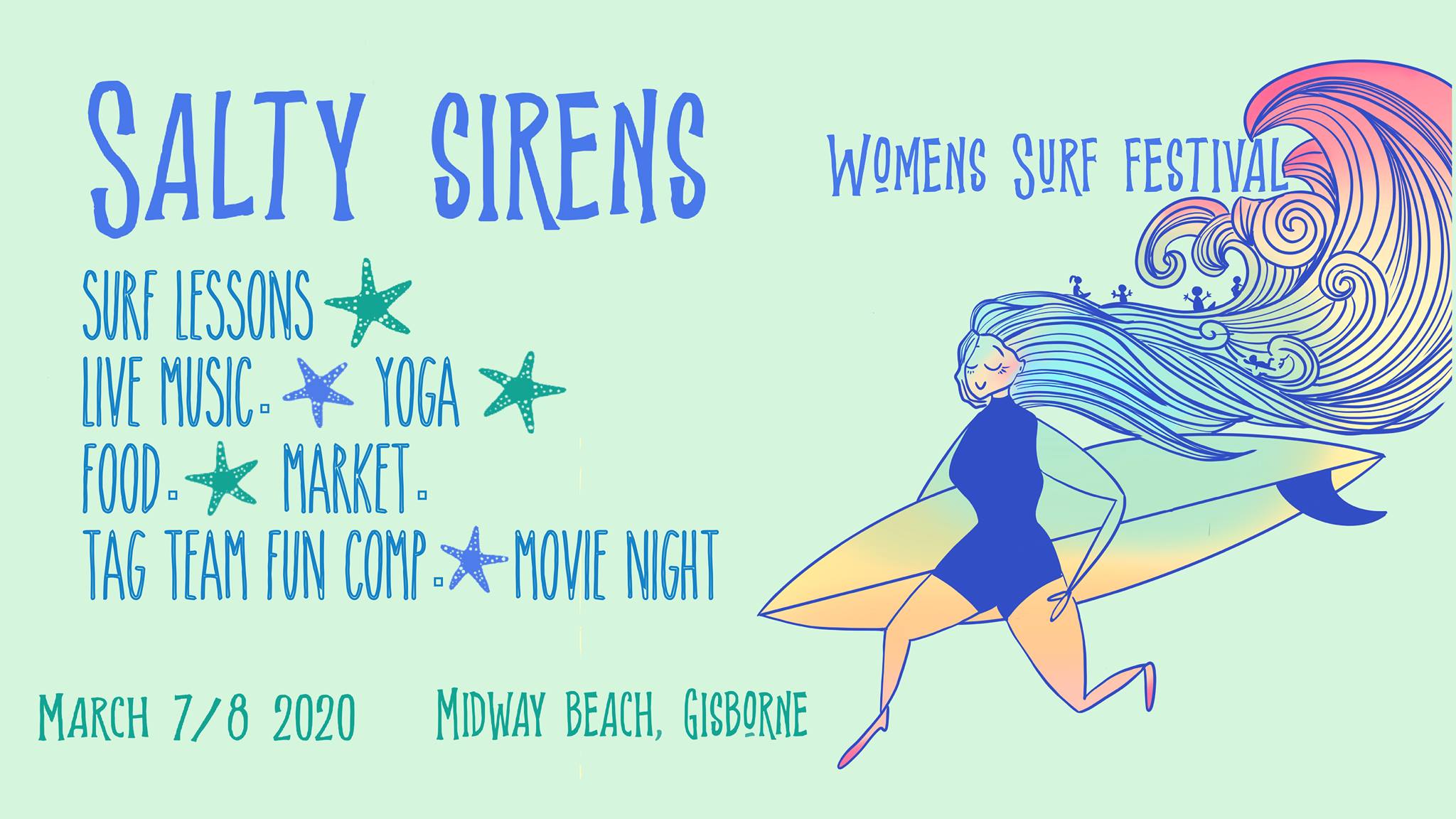 Salty Sirens Womens Surf Festival Event