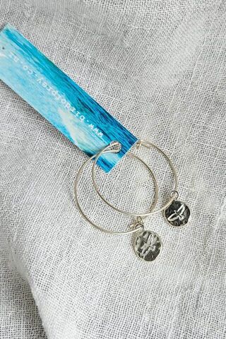 Freebird Silver Hoop Earrings