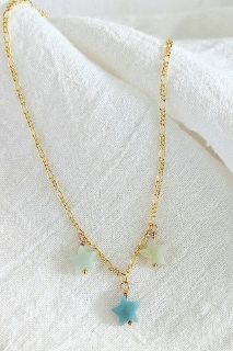 Amazonite Stars Necklace