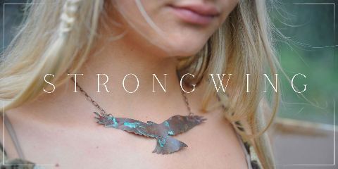 Strongwing Copper Bird Jewellery Collection | Bird of Prey Jewellery